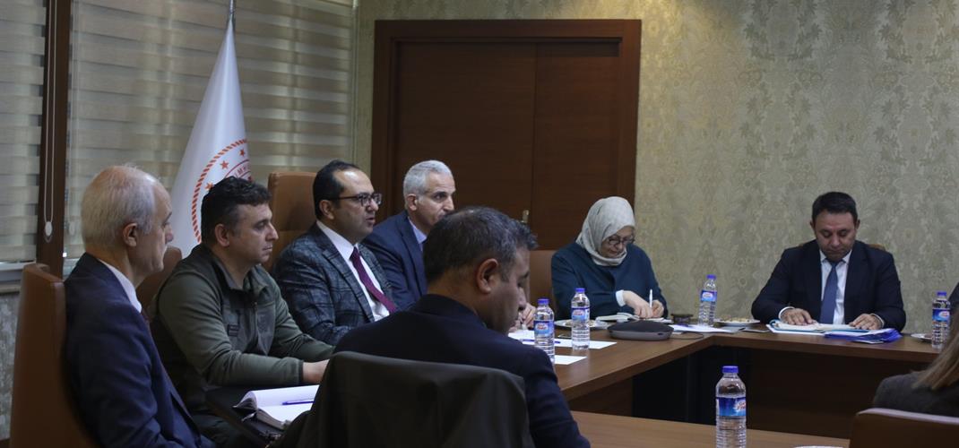 Bölge Müdürlüğümüzde Değerlendirme Toplantısı Gerçekleştirildi.