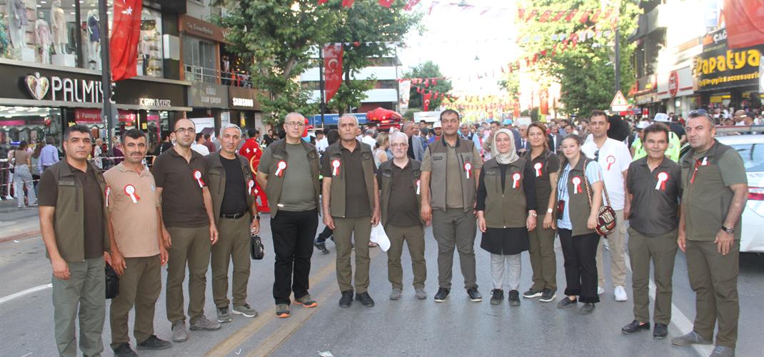  Bölge Müdürümüz, Malatya Tek Yürek Koryej Yürüyüşüne iştirak ettiler.