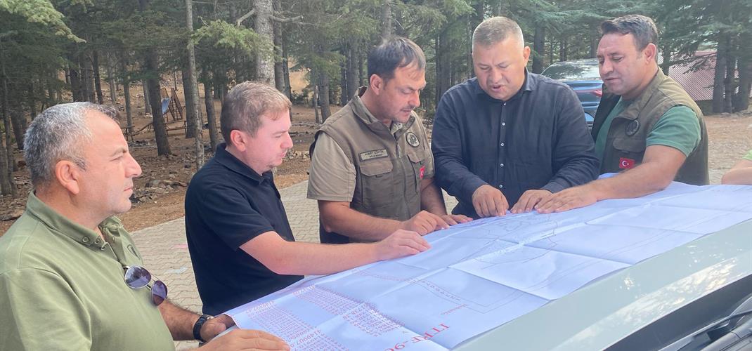 Bölge Müdürümüz Kahramanmaraş İlimizdeki Tabiat Parklarında İncelemelerde Bulundular.